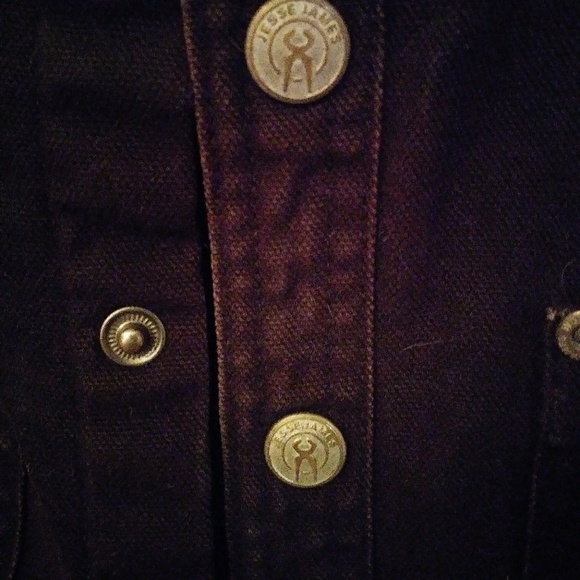 Jesse James hooded jean jacket - Picture 5 of 6
